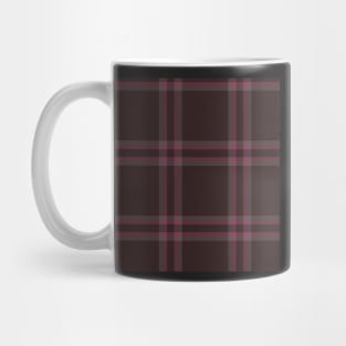 Suzy Hager "Just Right" Plaid w Browns for Prettique Mug